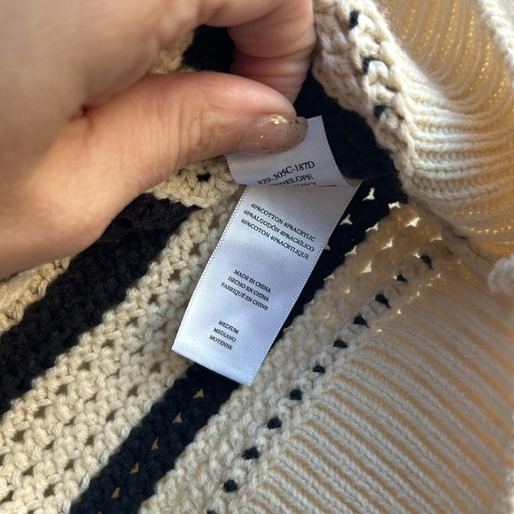 Rails Penelope short sleeve crochet sweater - Picture 6 of 7